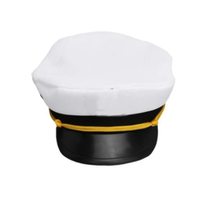 white sailor hat