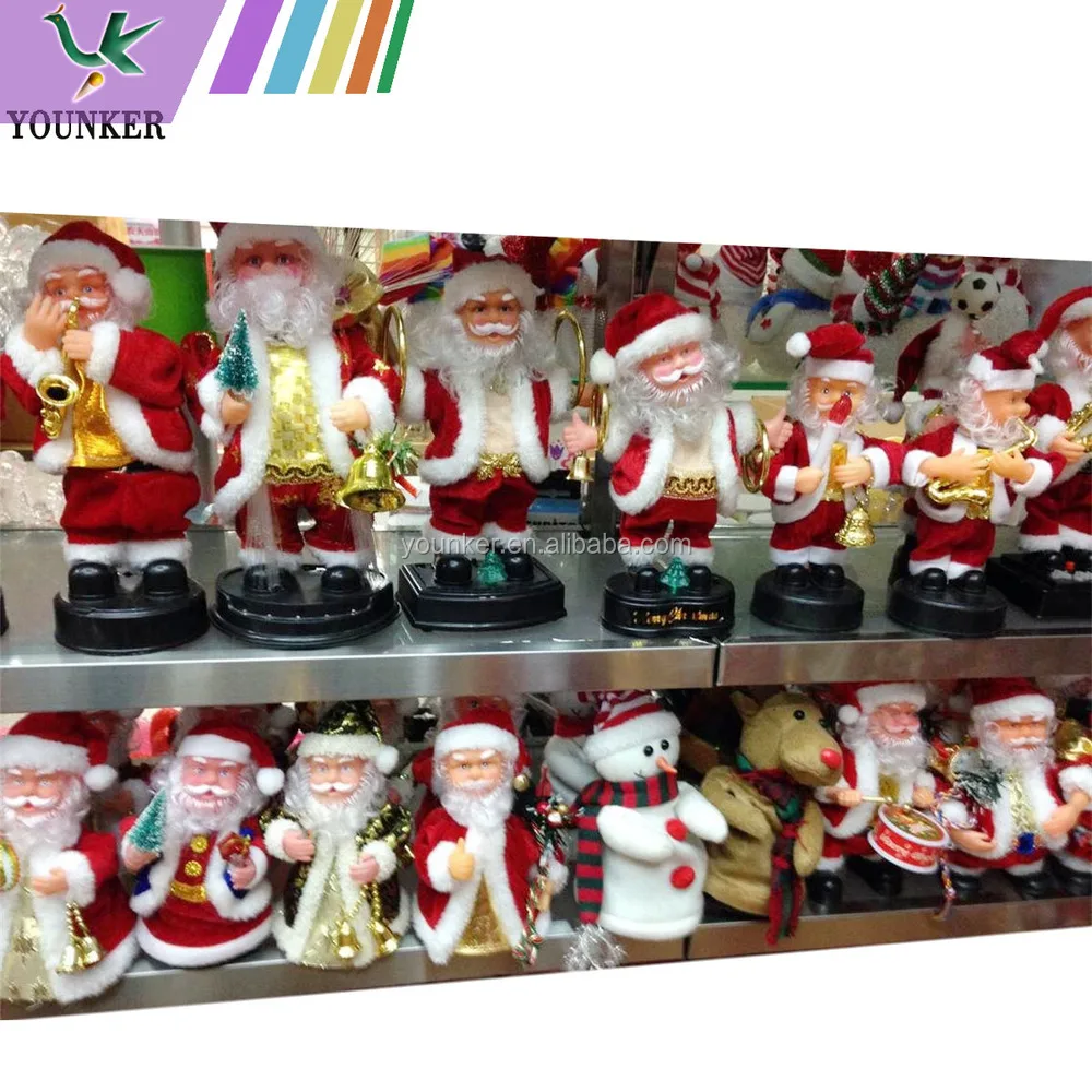 hot sale 10 inch musical and dancing santa claus toys