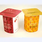 Full auto plastic cup filler and sealer machine for water/cream/milk/yoghurt