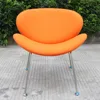 replica Pierre Paulin fiberglass living room chair plywood orange slice chair