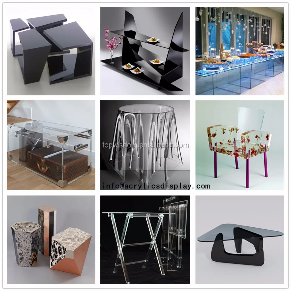 Bottom price special prefab home acrylic tables