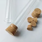 Lab glass test tube with wooden cork price