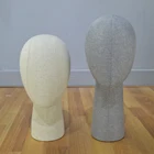 FRP fabric wrapped female display mannequin head