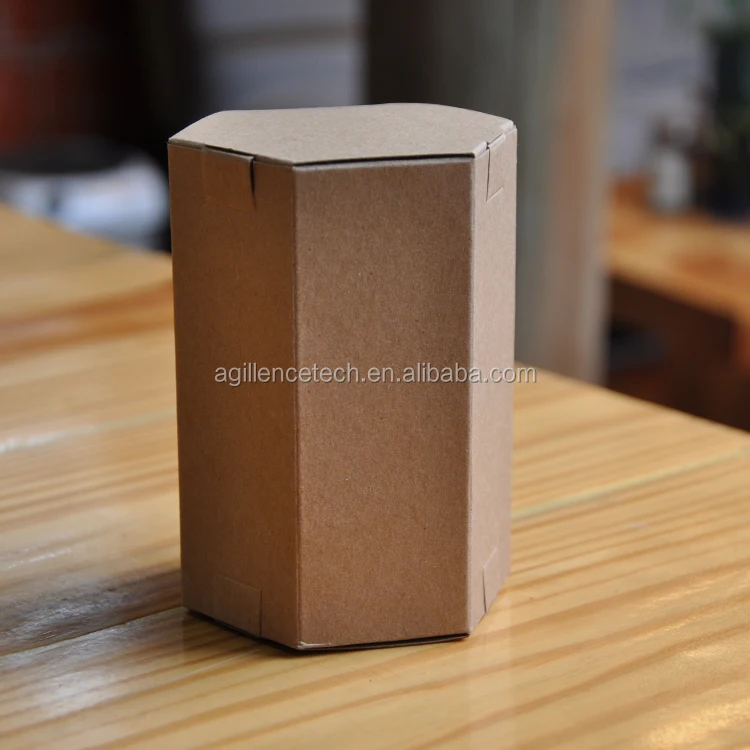 logo brown cardboard paper gift boxes handmade tea box wholesale