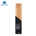 New Design Black Metal with Wood Trophy Awards for Custom Name Engraving