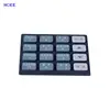 rubber keyboard for tv remote customized remote control silicone rubber keyboard