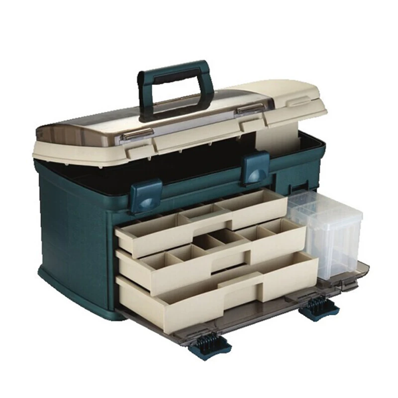 Plastic Drawer Equipment Hook Lure Storage Organizer Gear Fishing