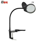 PDOK factory wholesale patented lighted reading magnifier inspection Magnifying Glass