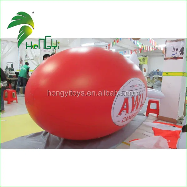 10' Long Inflatable Missile Shape Zeppelin / Inflatable Oblong Balloon