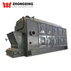 Compact Structure Chain Grate Stoker 1MW 5 ton Straw Wood Sawdust Burner Steam Boiler