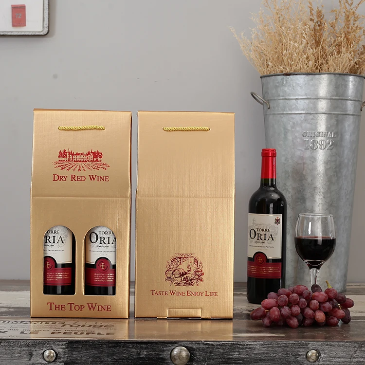 chinese factory made red wine / alcoholic beverage packaging box