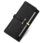 Saffiano leather custom luxury slim thin rfid handmade wallet women genuine