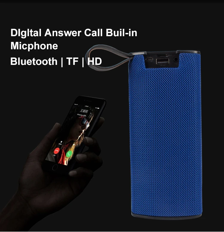 Maigoole 2018 Portable Wireless Fabric Speaker Stereo Portable Bluetooth Speaker - ANKUX.COM