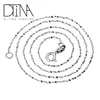 DTINA SY6 Silver Chain 925 Sterling Silver Necklace Gypsophila Necklace