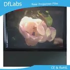 crazy selling black rear adhesive projection screen film