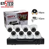 Enster Video Surveillance AHD Camera Security 1080P Combo Kit Home Complete Cctv System