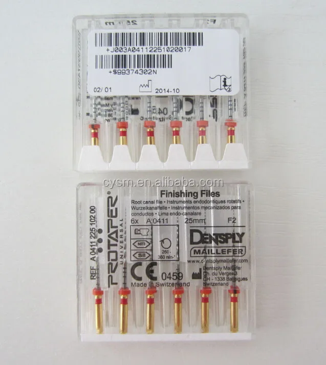 dental protaper next files red blue yellow