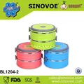 Hot sale portable 2 layer lunch box for office school