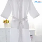 Elegant Popular Waffle 100% Cotton Bathrobe for Hotel