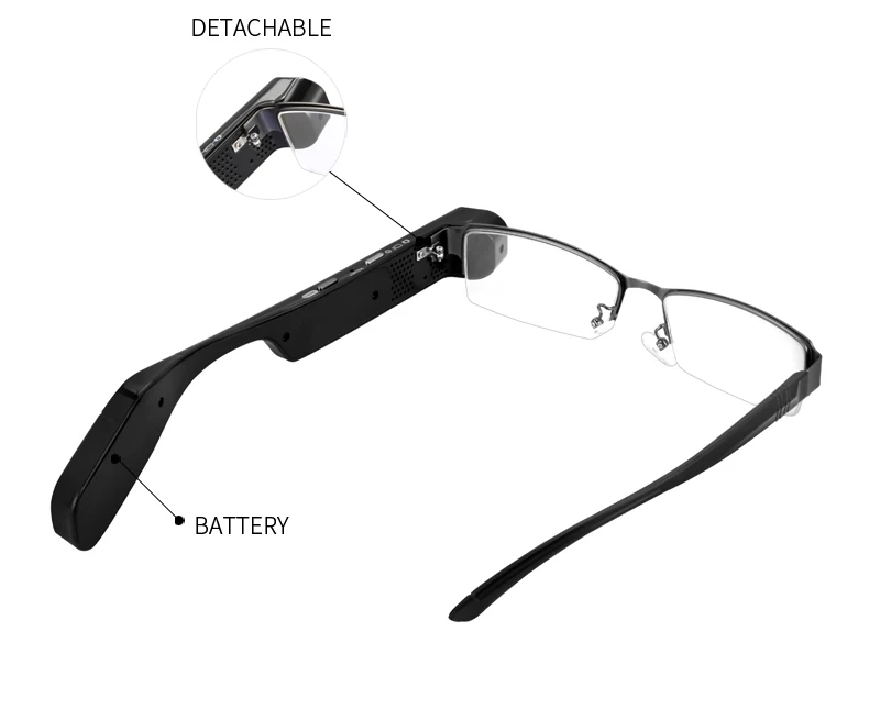 New Wearable 3G/4G/Wifi Live Streaming HD Video Camera Glasses Video