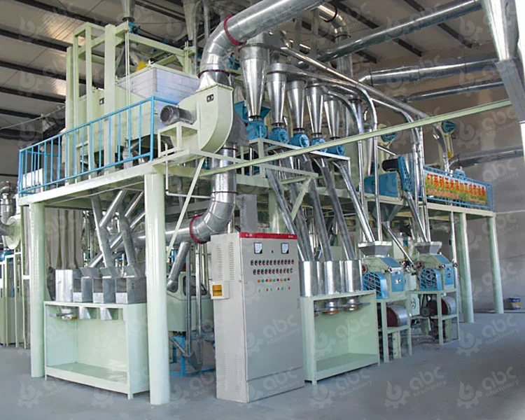 10 - 30TPD Maize Flour Milling Machine And Packaging Maize Milling Plant