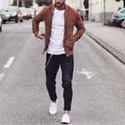 Leather Jacket Winter Fashion Custom Design Leather Suede Bomber Jacket For Men