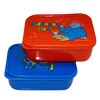 Small Cheap Take Away Kids Plastic Baby Lunch Box with Sublimation Printing Logo