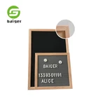 Wooden Arts And Crafts Letter Board Flet Letter Board 12x18 inch for Decoration