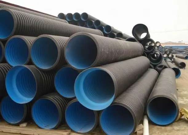 High quality hdpe double wall corrugated drainage pipe for sale