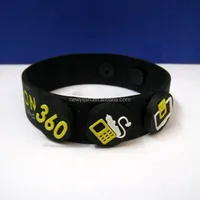 OEM Silicone Bracelet Rubber Wristband Emergency