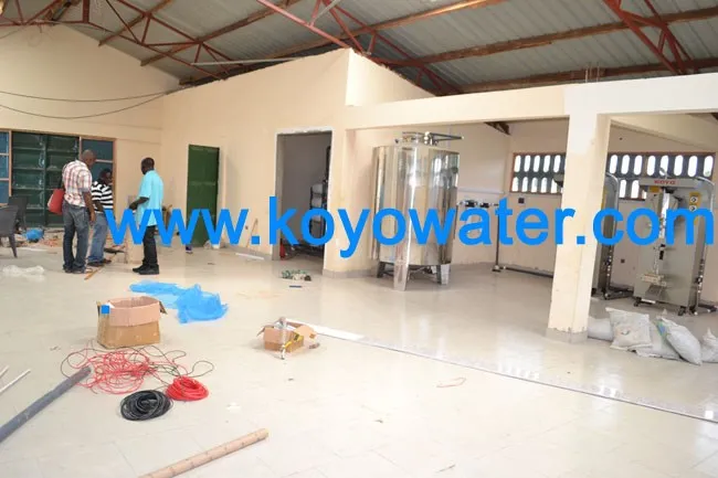full automatic 2000 sachet water production line/1000L/H pure water treatment/koyo sachet water machine