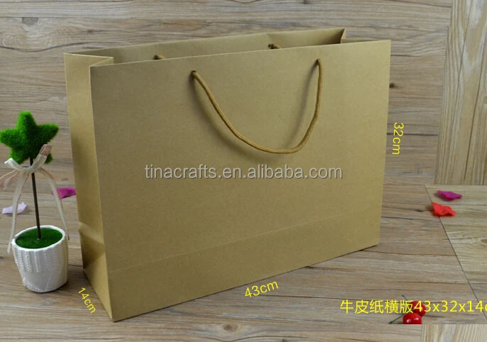 high quality colour printed customized gift bag paper shopping