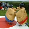 Hot selling inflatable sports games/ sumo suits sumo wrestling/foam padded sumo suits for sale