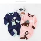 2018 Spring And Autumn Long Sleeves Cotton Baby Clothes Newborn Baby Stereoscopic Cartoon Pattern Rompers