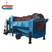 Small Scale Portable Trommel Screen Gold Washing Plant