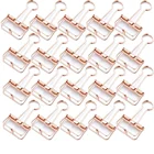 small rose gold skeleton metal bulldog clips office use document paper binder clips