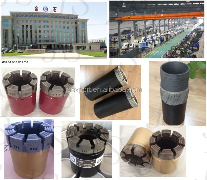 Manufacturer price of AQ,BQ,NQ,HQ,PQ, SQ core bits diamond for mining