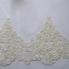 Saree Corded Net Embroidery Lace Border/Nylon/Cotton Lace Trim/Embroidery Saree Border Lace/