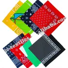 OEM design multifunctional seamless hip hop 100% cotton jersey square custom bandana