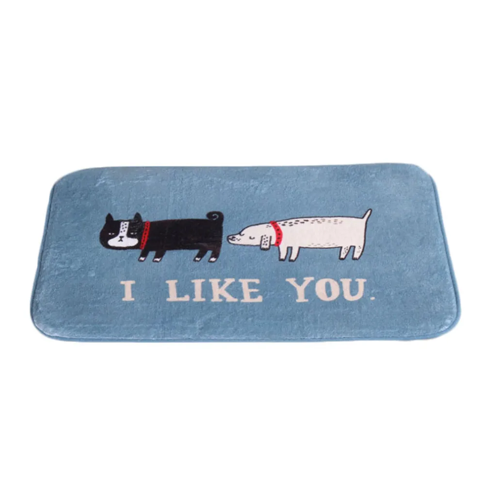 Non Slip Professional 400*600mm Area Rug For Bedroom Optional Cute Print Home Carpets For Living Room Coral Fleece NEW fashion