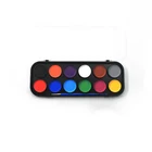 Non Toxic party accessory 12 color face paint kit for Artists Students or Kids