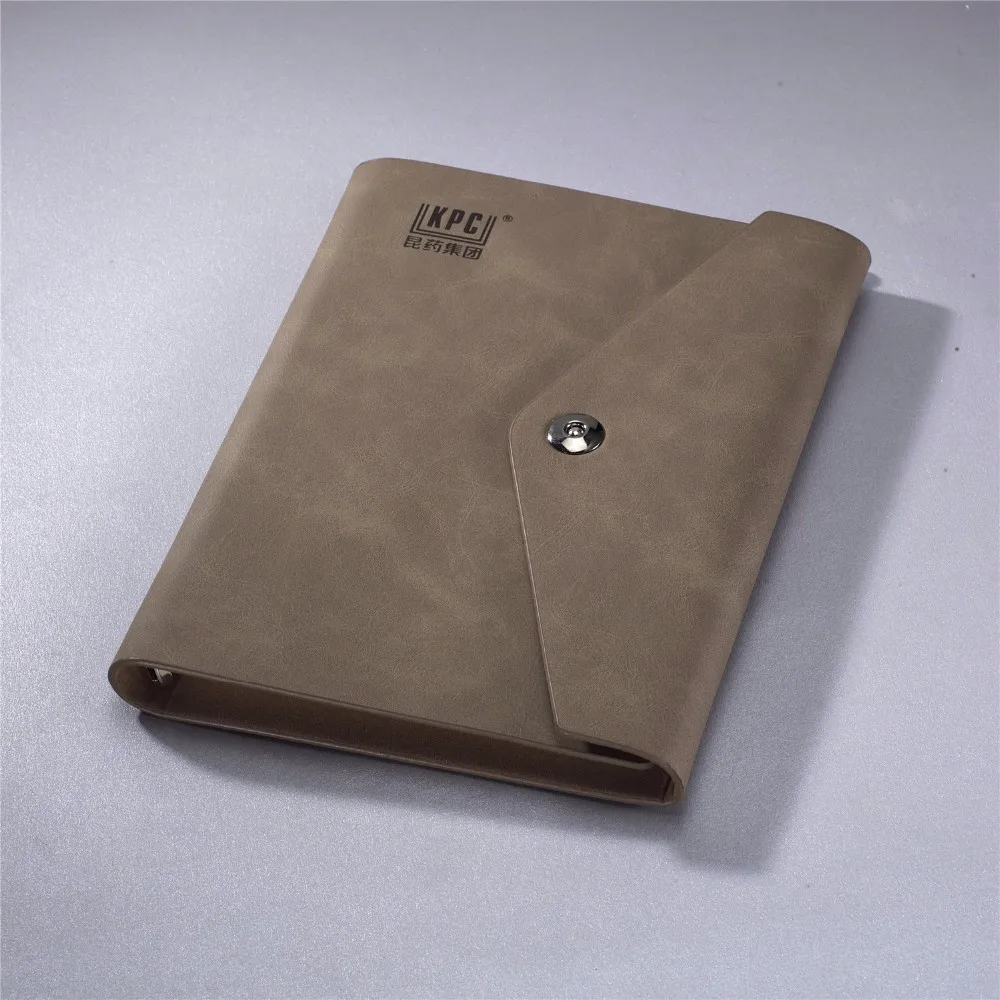 leather notebook for company gift with logo  2.