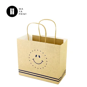 2018 personalised kraft paper shopping gift bag