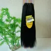 Adorable Top Grade Human Hair brazilian hair mink yaki hair weft straight yaki perm 14'