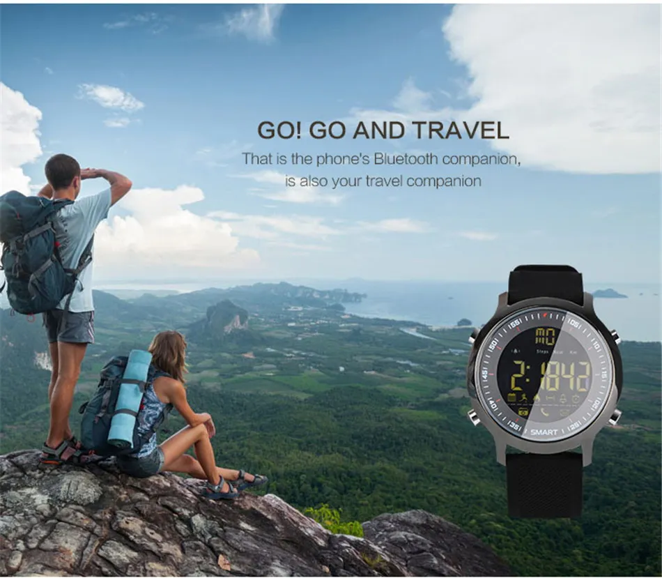 Original Makibes EX18 Sports Smart watch BT 4.0 Call reminder Remote control Stopwatch Pedometer 5 ATM Water Resistant (11)