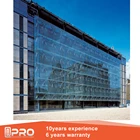 luxury aluminium curtain wall double glass wall facade panel