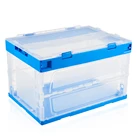Cheap clear plastic car folding storage box for car trunk