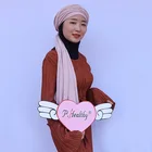 Newest best comfortable scarves shawls women Dubai Muslim luxury soft smooth ribbed jersey hijab