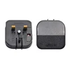 Electric uk bs 5733 travel adapter adaptor eu to uk grounded plug