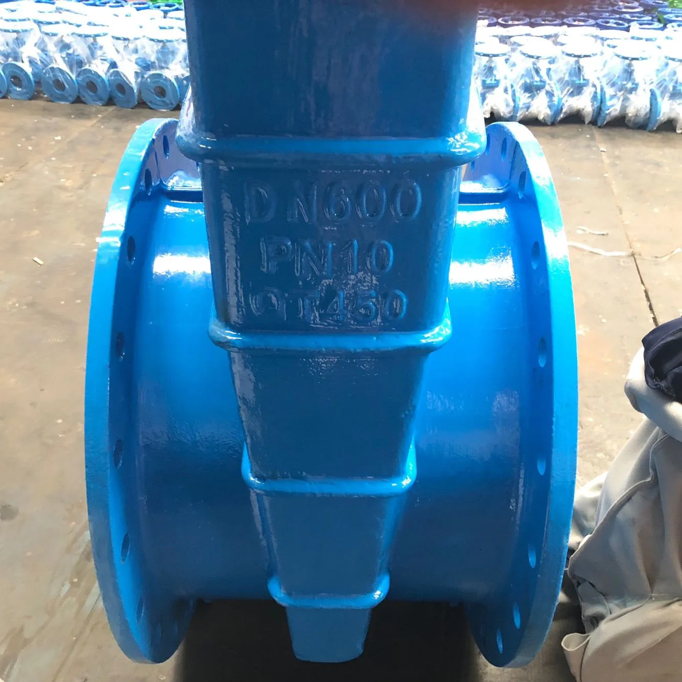 Bs Standard Inch Dn Ductile Iron Non Rising Stem Flange Cast Iron